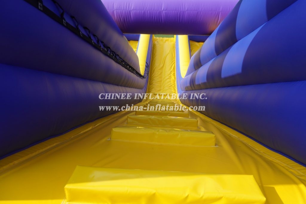 T8-961 Commercial Giant Adults Purple Inflatable Slide