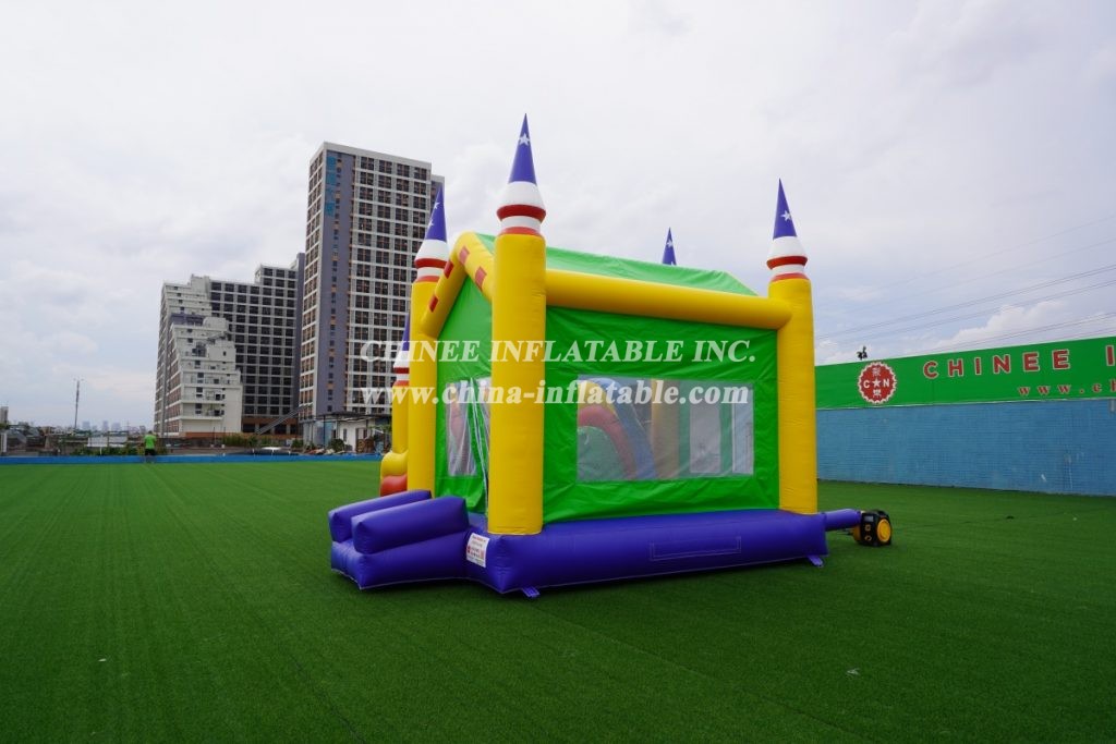 T5-181 Two-in-one bouncing with slide commercial castle jumper