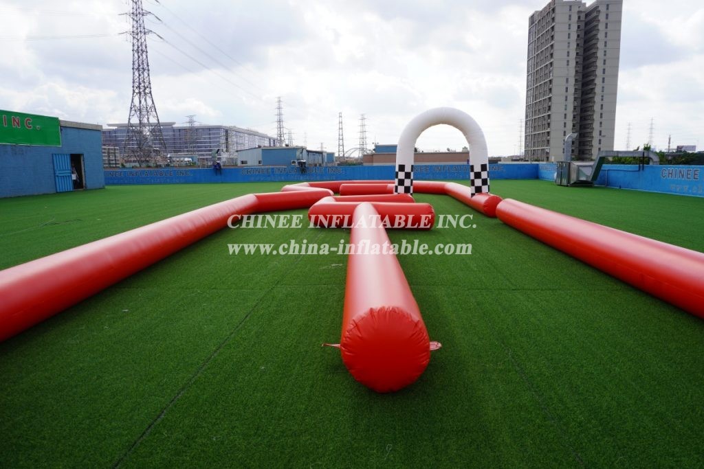 T11-519 Inflatable Race Track challenge sport game