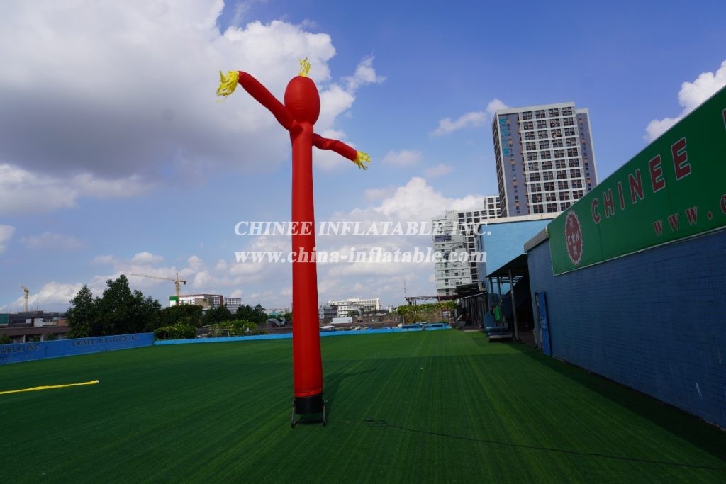 D2-62 Air Dancer Inflatable Red Tube Man For Advertising