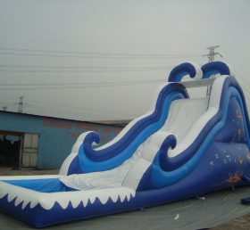 T8-1107 Ocean Themed Giant Slides Inflatable Water Slides