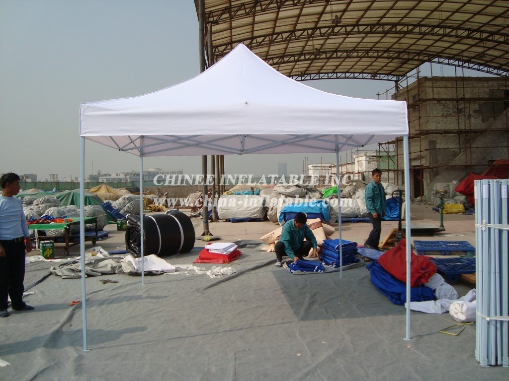 F1-16 Commercial Folding White Canopy Tent