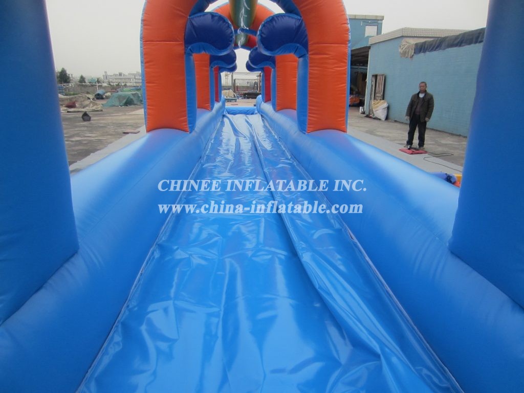 T10-101 Sea wave Inflatable Water Slides
