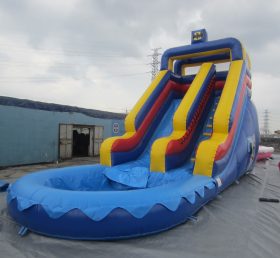 T8-1094 Superhero Inflatable Water Slides