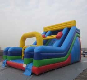T8-1336 Giant Colorful Inflatable Slide