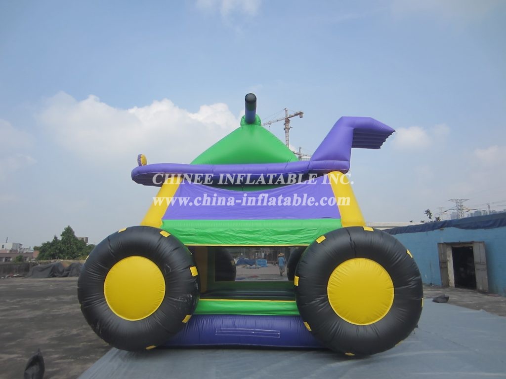 T2-670 Monster Trucks Inflatable Jumpers