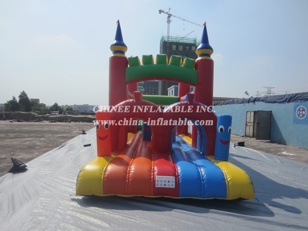 T7-224 Inflatable Castle Obstacles Courses