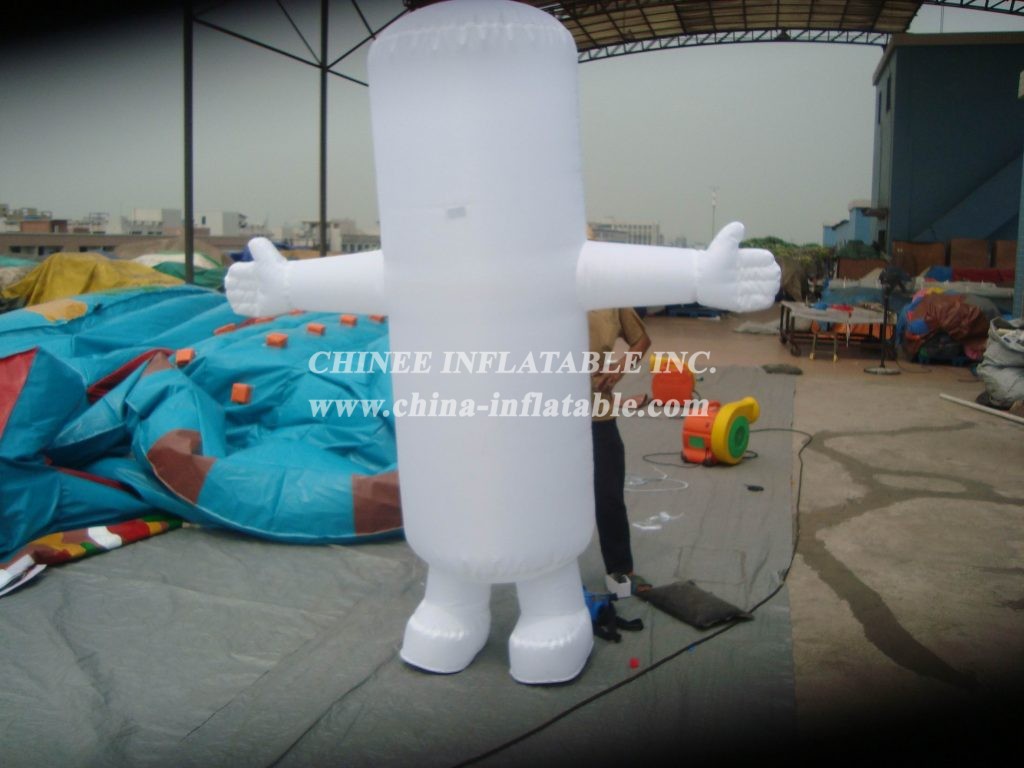 M1-242 White Inflatable Moving Cartoon