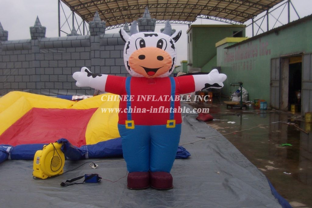 M1-217 cow inflatable moving cartoon