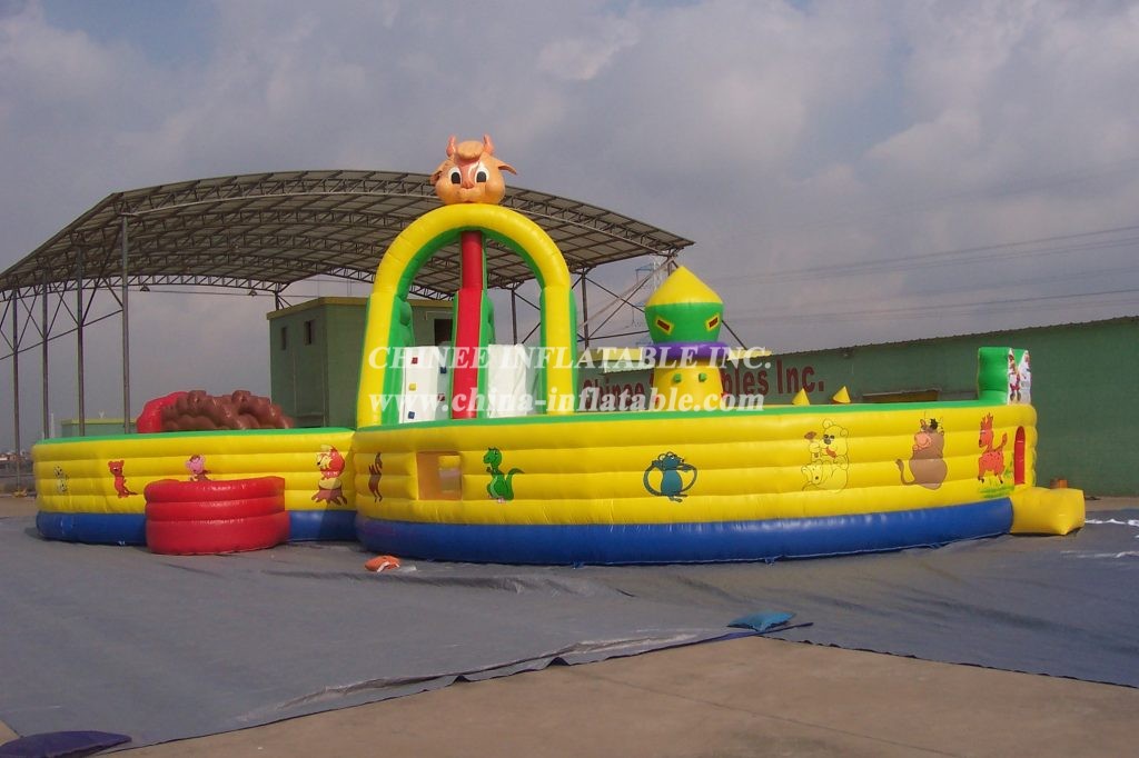 T105 jungle theme giant inflatable