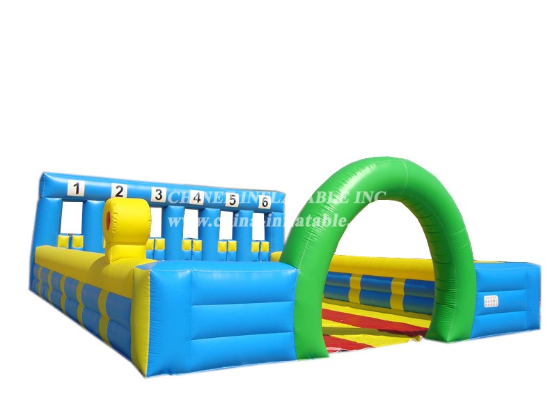 T11-1166 Inflatable Race Track sport game