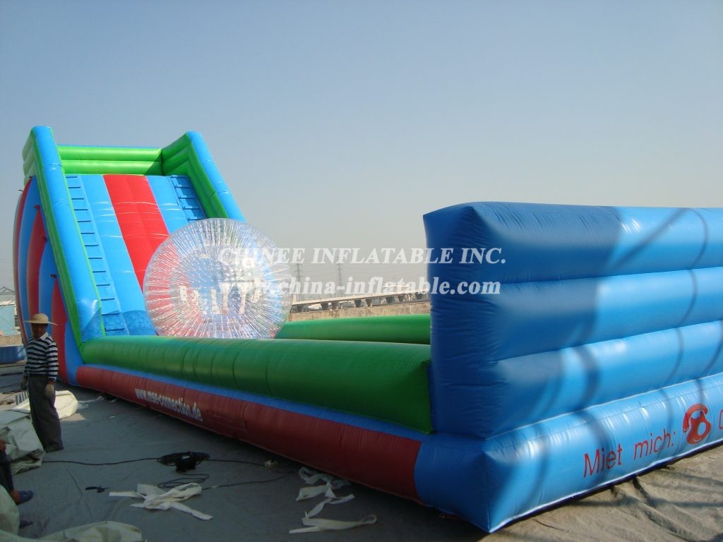 T11-117 commercial grade inflatable dry water slide for kids and adults