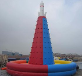 T11-160 Outdoor inflatable sport game inflatable rock climbing wall