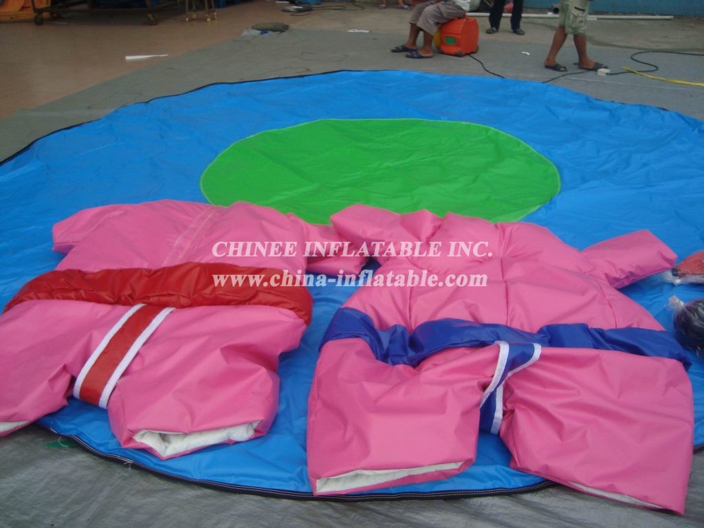T11-163 good quality pink sumo suits