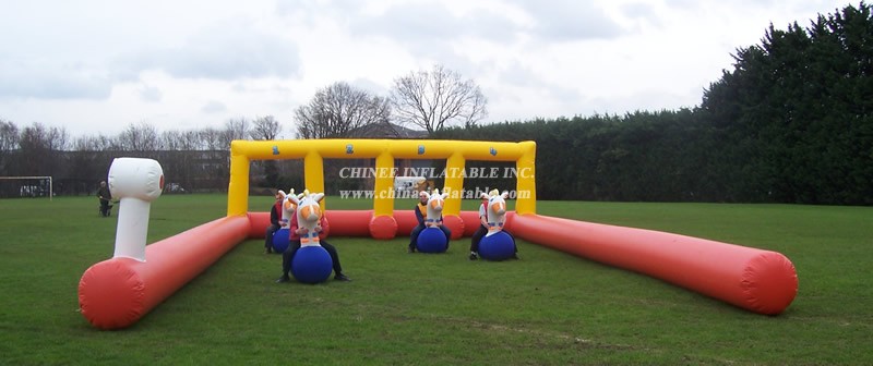 T11-328 Inflatable Race Track challenge sport game