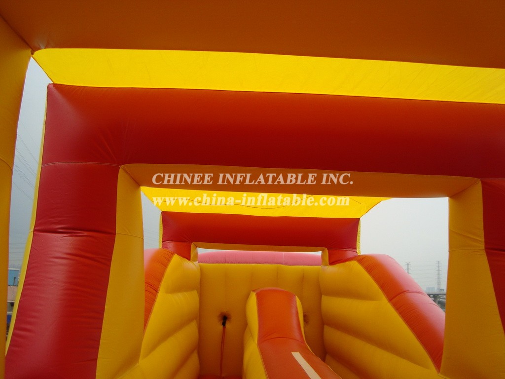 T11-357 Inflatable Bungee Run challenge funny sport game