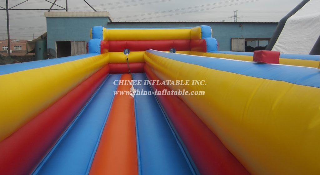T11-514 inflatable bungee run sport game