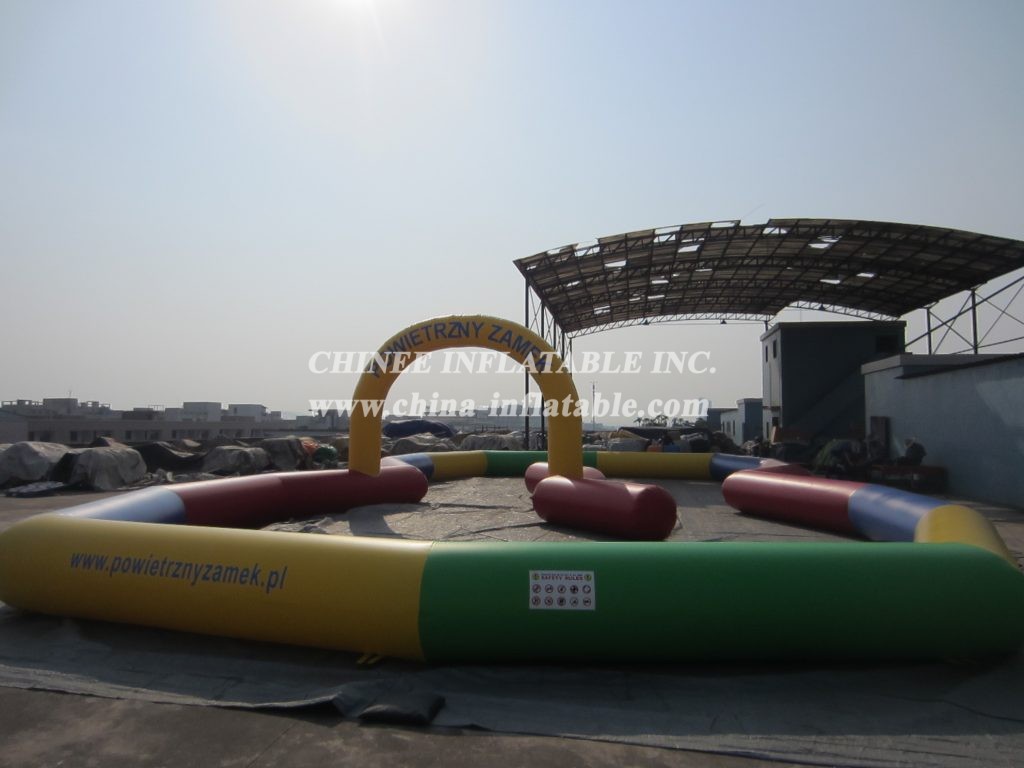 T11-720 Inflatable Race Track challenge sport game