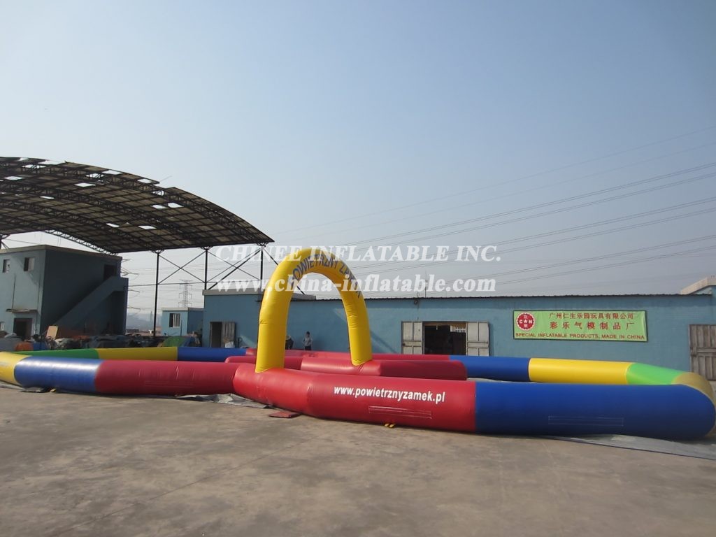 T11-720 Inflatable Race Track challenge sport game