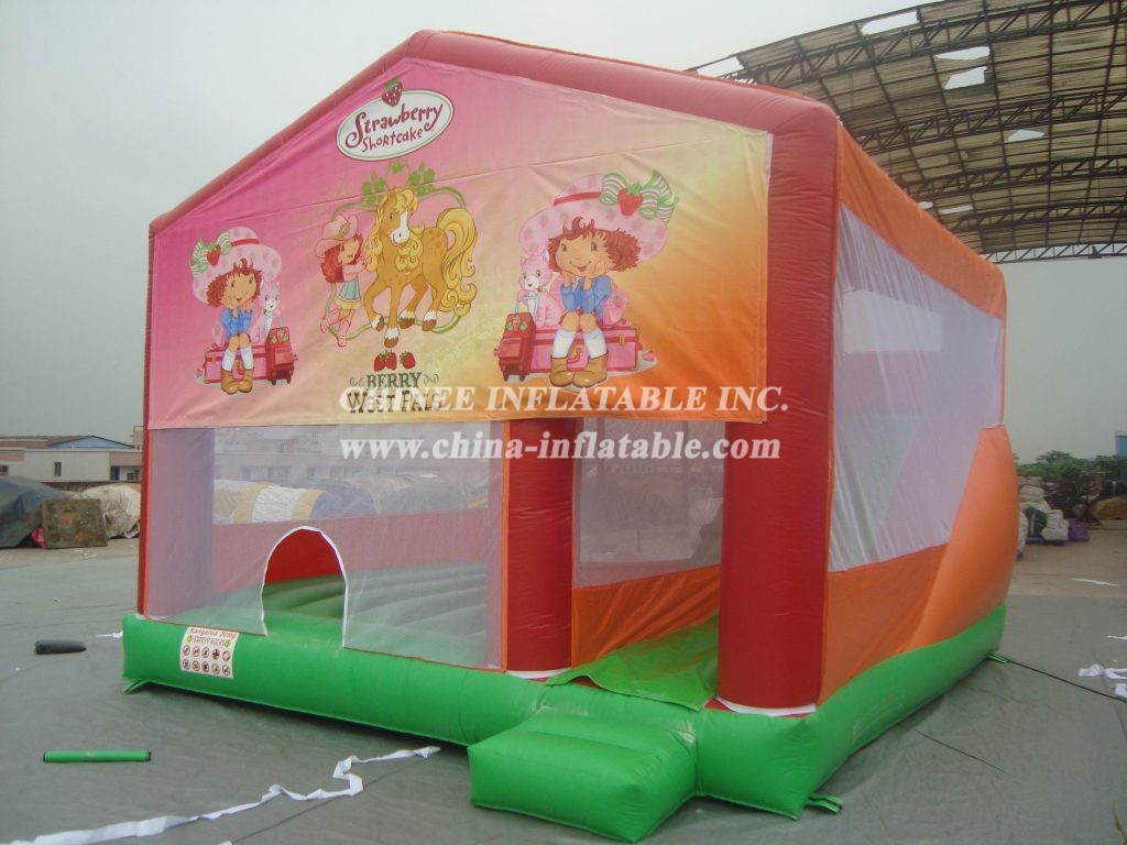 T2-2751 Strawberry Shortcake Inflatable Bouncer