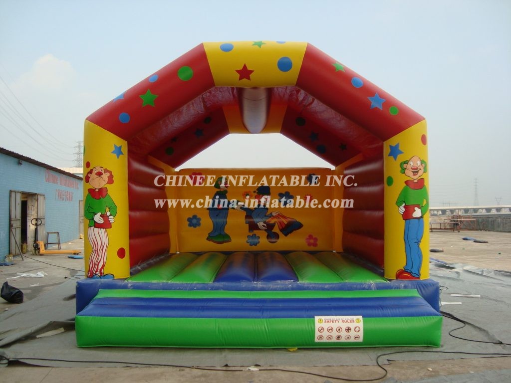 T2-1323 Happy Clown Inflatable Bouncers