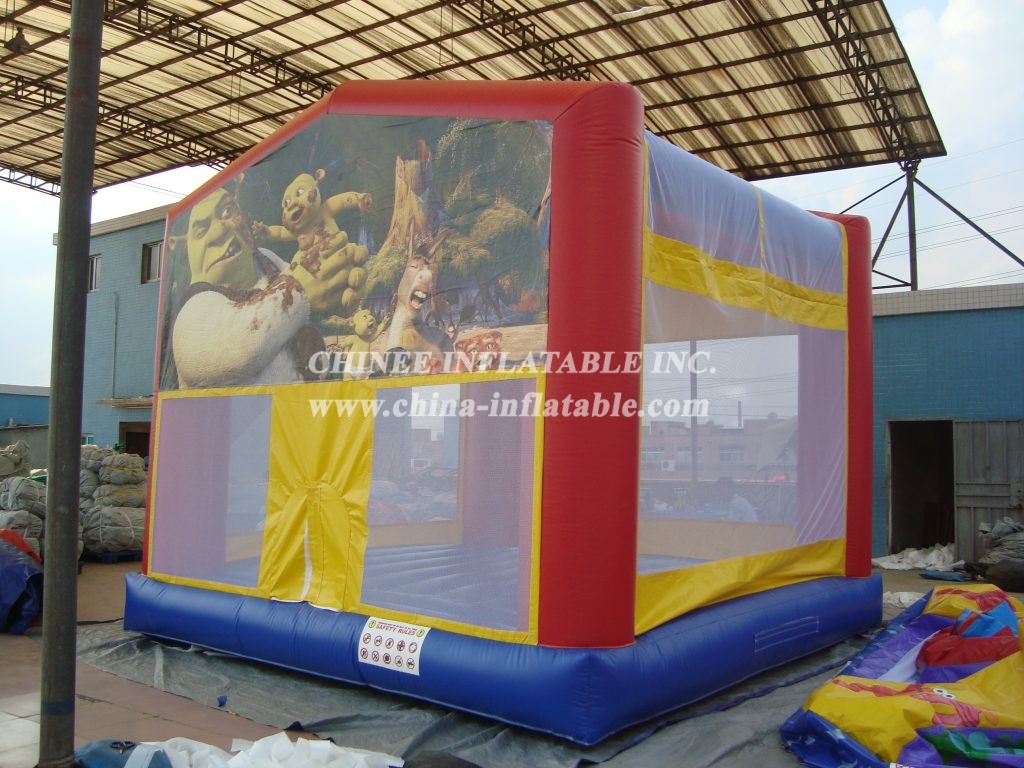 T2-1398 Monster Shrek Inflatable Jumpers