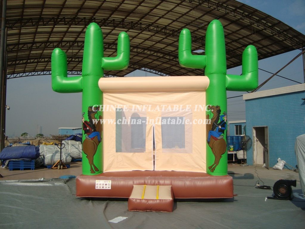 T2-2821 Western Cowboys Inflatable Bouncer