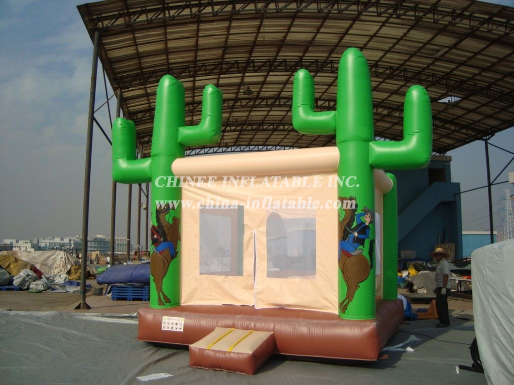 T2-2821 Western Cowboys Inflatable Bouncer