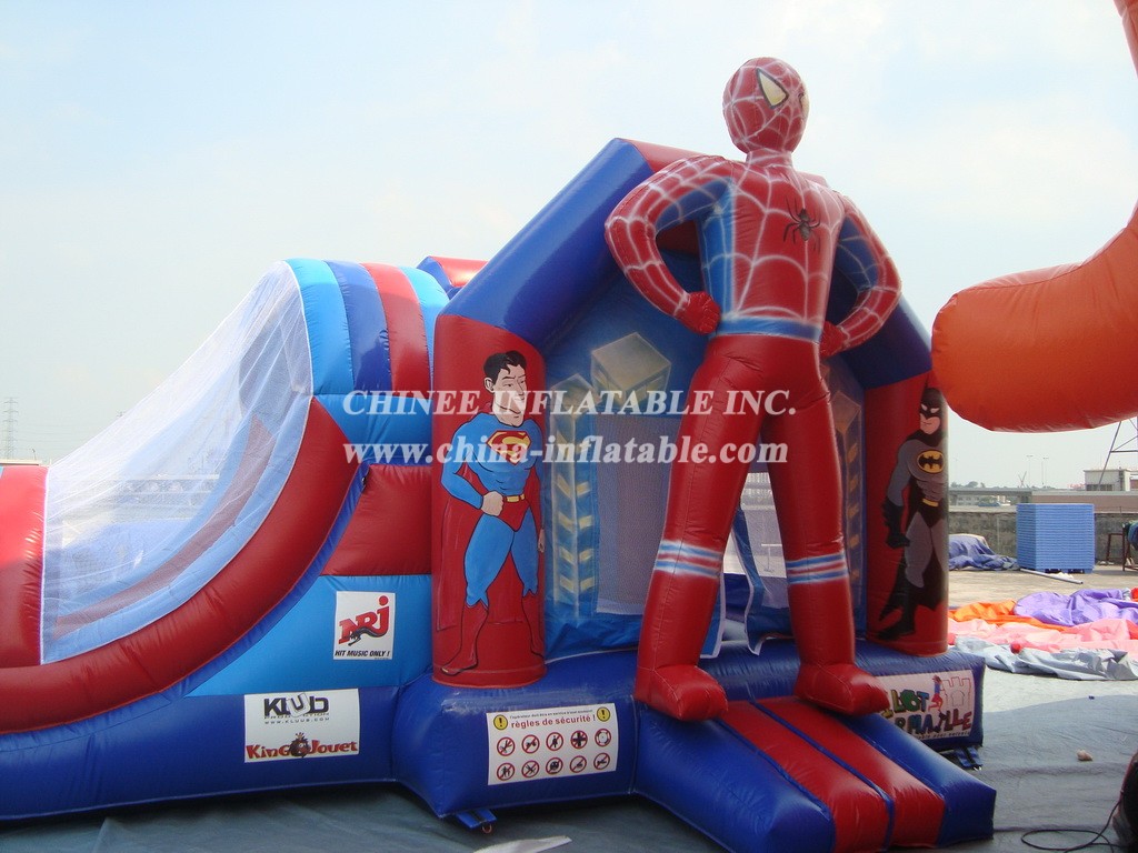 T2-1941 Spider-Man Superhero Inflatable Bouncer