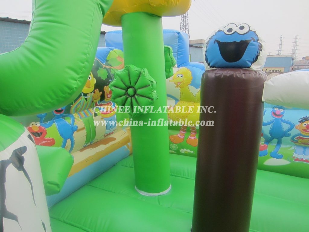 T2-2578 Tickle Me Elmo Inflatable Bouncers