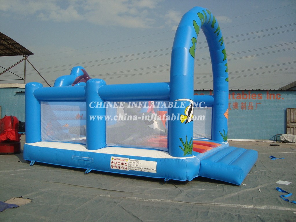 T2-3071 Undersea World Inflatable Bouncers
