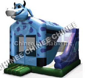 T5-161 Dog inflatable bounce house with slide ‘combo