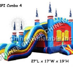 T5-183 inflatable jumper castle bouncy combo with slide