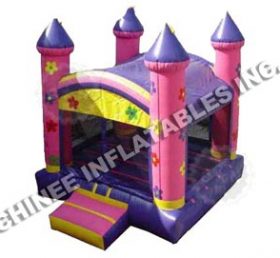 T5-208 pink inflatable jumper castle