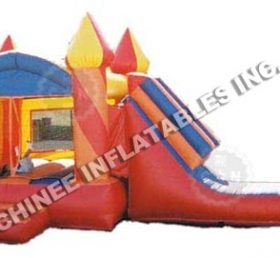 T5-229 inflatable castle bounce house with slide
