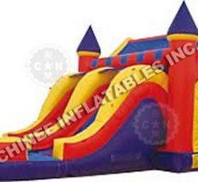 T5-231 inflatable jumper castle with slide