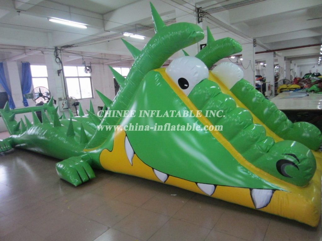 T7-156 Crocodile Inflatable Obstacles Courses