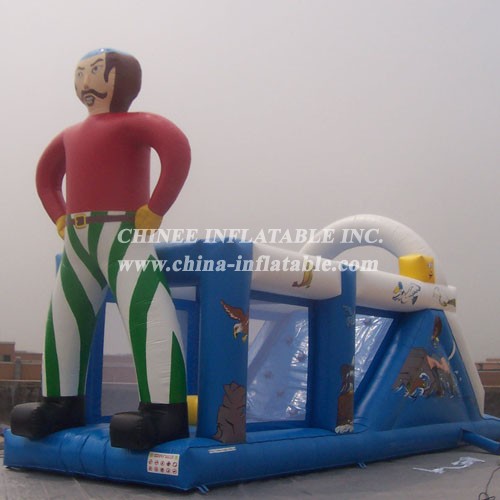 T7-182 Pirates Inflatable Obstacles Courses