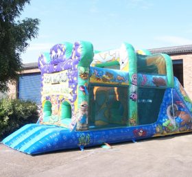 T7-327 Undersea world Inflatable Obstacles Courses