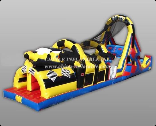 T7-371 Cars Inflatable Obstacle Courses