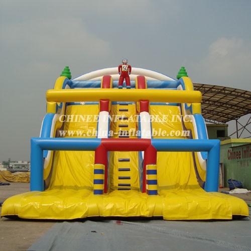 T8-1027 Cute Little Man Giant Slide for Kids Adults