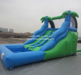 T8-1149 Jungle Inflatable Slides With Wa...