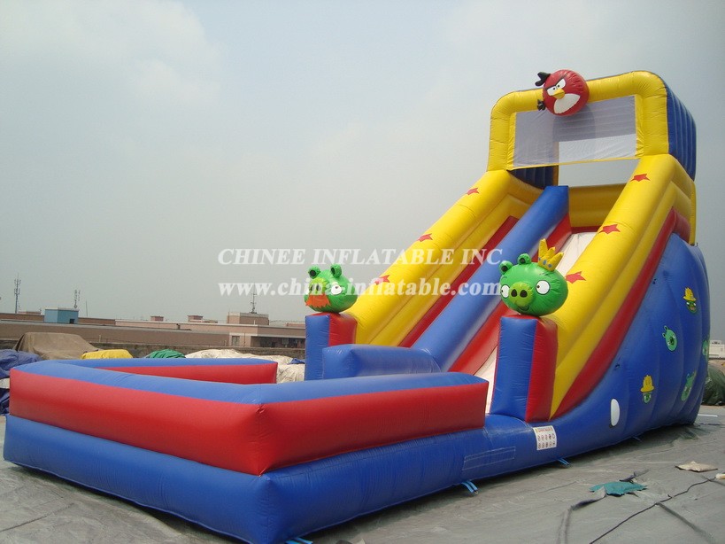 T8-947 Angry Birds Inflatable Slide