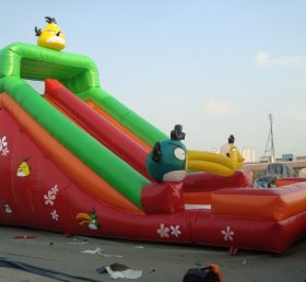 T8-122 Angry Birds Inflatable Slide