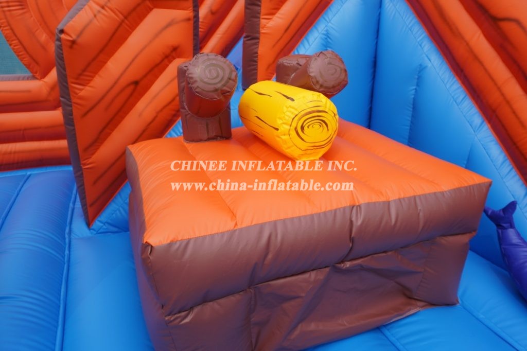 T8-1398 inflatable pirate Ship castle Captain Slide