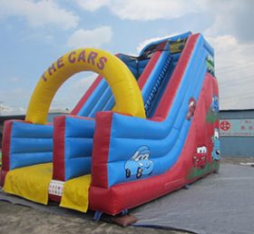 T8-1417 Cars Inflatable Slide