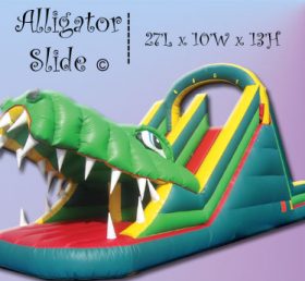 T8-184 Crocodile inflatable slide