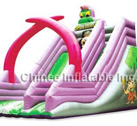 T8-206 The Flintstones inflatable slide