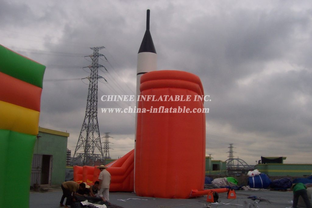 T8-225 Rocket Inflatable Slide GIant Slide