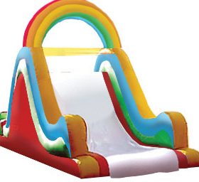T8-254 Rainbow Giant Inflatable Dry Slide